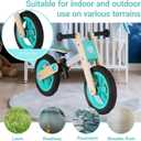 Wooden No-Pedal Balance Bike