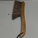 Counter Brush for Furniture Patio Woodworking Drafting Cleaning, Wooden Handle with Horsehair Bristle Bench Brushes, 13 Inches Hand Broom