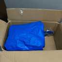 GLANT Air Mat Tumble Track AirSpot - Gymnastics Training Springboard - Round Inflatable Springboard ((Diam)29.5in*H47.3in, Air Roller-Royal BlueWIth Pump)