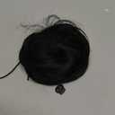 SARLA Black Hair Bun Extension Synthetic Drawstring Fake Ballet Bun for Women Girls Lady Updo Donut Chignon