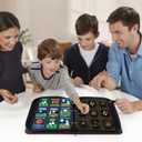 100 Pack 9 Pocket Page Protector, Trading Card Sleeves Pages Baseball for 3 Ring Binder Hold 1800 Cards, Sheets Standard Size Cards, Sport Game Business Cards (Black)