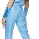 EraSpooky Cowgirl Costume Western Outfits for Women 5Pcs (Blue, M)