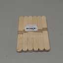 60 Pieces Jumbo Craft Sticks, 8 Inch Natural Wooden Popsicle Sticks, Multi-Functional Ice Cream Sticks for Crafts, Tongue Depressors, Hair Removal and Waxing Sticks, Plant Labels, DIY Classroom Crafts
