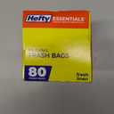 Hefty Essentials Flap Tie 4 Gallon Trash Bags, 80 Count, Small Scented Trash Bags for Bathrooms, Bedrooms, Dorm Rooms, Home Offices, and More, Fresh Linen Scent, White
