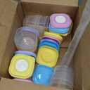 Tasttin Baby Food Containers - 5 oz Food and Snack Storage Jars with Sealing Lids, Safe and Durable, Freezer, Microwave and Dishwasher Safe