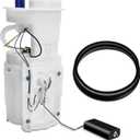 Electric Fuel Pump Assembly Compatible with 1998-2010 VW Beetle, 1999-2006 Golf, 1999-2005 Jetta (1.8L 2.0L 2.5L 2.8L), 4.8" Outer Dia Flange, Replaces E8424M
