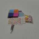 105 Pcs Cheer Pins Spirit Clips and Wooden Cheer Pins for Backpacks Ribbon Team Classroom(Cute Style)