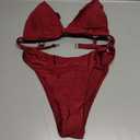 Red Two-Piece Bikini Swimsuit, Size: Small