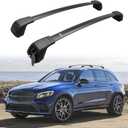 Cross Bars Roof Rack Fit for Mercedes-Benz GLC 2016-2022 Lockable Luggage Rack Crossbar Cargo Carrier Rooftop Accessories (with Side Flush Rails)