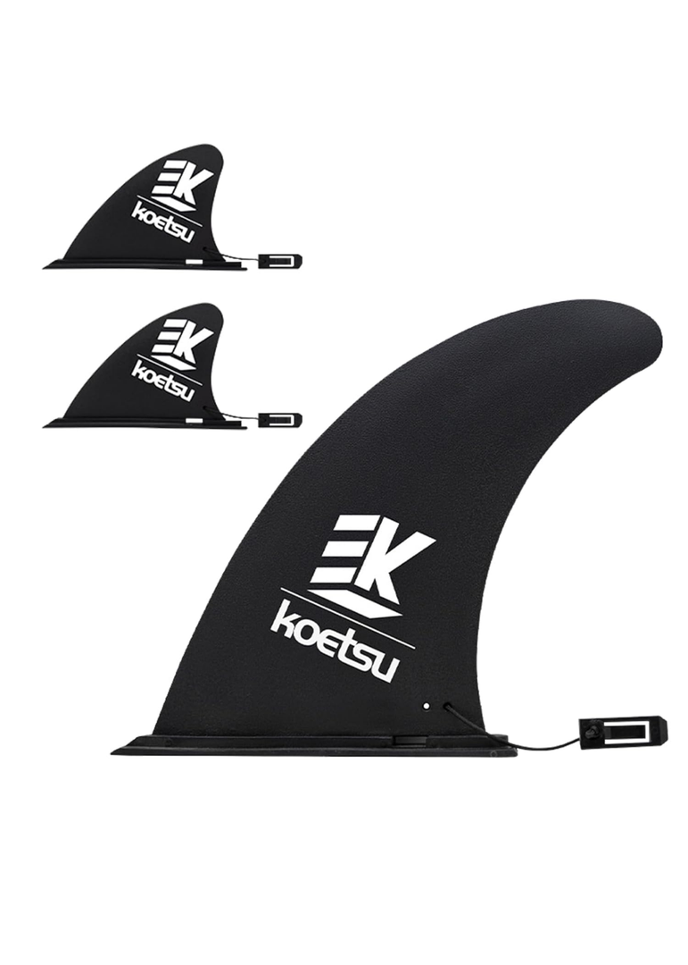 Set of 3 Paddle Board Fin Replacement, Surfboard Fins for Water Sports