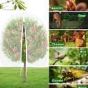 Large Fruit Trees Netting Cicadas - 2Pcs 8X5.3FT with Zipper and Drawstring,Bird Mesh Covers for Blueberry Bushes,Garden Apple Pear Peach Orange Tree Fruit Tomato Bug Plant Protection (2, 8X5.3 FT)