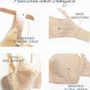 Playtex Women's Wireless Bra, 18 Hour Plus-Size Bras, Full Coverage, Smoothing, 4693, Single or 1-Pack (White) 40G