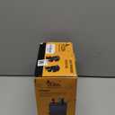 VODA Wood Stove Fan 5 Blades Newly designed Small Heat Powered Fans Fireplace Fans for Wood/Log Burner/Fireplace(Black)