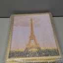 upsimples 8x10 Picture Frame Set of 3, Made of High Definition Glass for 8 x 10, Wall and Tabletop Display Thin Border Photo Frames for Home Decor, Gold