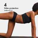 LEAKPROOF2.0 Seamless Bikini Period Underwear for Women | Period Panties Holds 6 Tampons | Mild Incontinence Leak Proof Underwear (S/M, 3-Black)