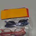 BLOEXCLU 6 Pack Reading Glasses for Women Men Blue Light Blocking Spring Hinge Computer Readers, Anti Eyestrain/Glare (6 Mixed C3, 2.25, Diopters)