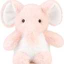 PEACH CAT Elephant Stuffed Animal Cute Plushies Small Plush Toys Gifts for Kids Pink