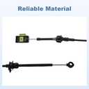 WMPHE Automatic Transmission Gear Shift Cable Replacement for YC2Z-7E395-AC YC2Z7E395AC Compatible with Ford Econoline E-150 E-250 E-350 1997-2004 Shifter Control Cable