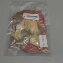 Dusty Pink and Rose Gold Balloons, 12In Retro Blush Pink Beige White Balloons with Metallic Rose Gold Confetti Latex Balloons Set for Girls Women Birthday Baby Bridal Shower Wedding Party Decorations