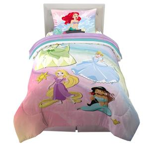 Disnep Princess . Microfiber Twin / Full Reversible Comforter 72 × 86 inch