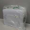 Plastic Storage Bin with Lid, Stackable Design, Clip Box for Crafts, Supplies and Office Items Container (4 Pack 10 Quart)