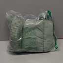 Infant Car Seat Head Support with Extra Shoulder Covers Set, Thickened Carseat Cushion for Baby, Breathable Newborn Carseat Insert for Stroller Swing (Green)