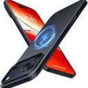 TORRAS Magnetic Slim-Fit for iPhone 17 PRO MAX Case, Ultra-Thin 17 ProMax Phone Case Compatible with MagSafe, Light Anti-Scratch Matte Hard PC Bayer 6.9 inch OriginFit, Black