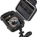 in Ear Monitor Hard Case - IEM, in Ears, Headphones, Earphones, Earbuds. Suitable for KZ ZS10/ZS10 Pro/ZSN/ZST/ZEX/AS10/AS16/ZSN Pro X/YINYOO CCZ Melody Compact - Two Sizes - GIGCASE (Large)