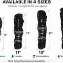 MyLec MK5 Street/DEK Shin Pad, Lightweight & Durable Hockey Accessories, 360 Straps, Hard Front Shells, Breathable Material, Metatarsal Padding Ice Hockey Shin Guards, Foam Rubber, 15"