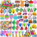 132 Pcs Party Favors for Kids 4-8-12,Treasure Box Toys for Classroom Prizes,Pinata Stuffers,Goodie Bags Filler,Prize Box Toys,Treasure Chest Bulk Prizes,Easter Egg Fillers
