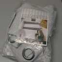 YoungsTex Light Grey Linen Blackout Curtains 63 Inch Length for Bedroom, Thermal Insulated Drapes with Grommet Room Darkening for Living Room, 2 Panels, 52 X 63 Inch