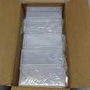 14 Pack Clear Plastic Storage Boxes, Rectangular Containers with Hinged Lids, 6 inch Small Organizers for Beads, Crafts, Jewelry, Pens, 6.1x2.52x1.18In