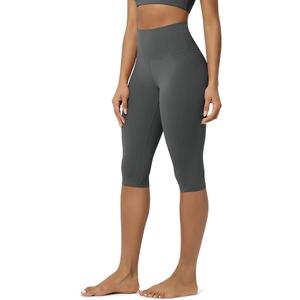 Soft Lounge Yoga Capris for Women, High Waist Capri Leggings S/M