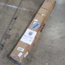 VEVOR 5'H x 10'W Double Folding Security Gate, Black, 50 Sq Ft