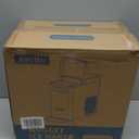 Aeitto Nugget Ice Maker 40Lbs/24H, Countertop Soft Chewable Ice Pebble Ice Machine, One-Click Operation, Auto Self-Cleaning Ice Makers with Scoop&Basket for Home, Office, Kitchen, Party (Black)