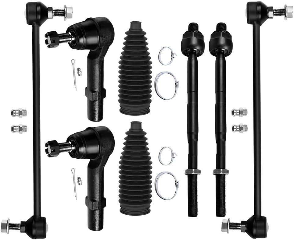 Front Inner Outer Tie Rod End for Chevy Traverse 09-17,for GMC Acadia 07-16