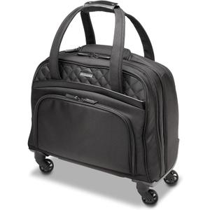 Kensington Contour 2.0 Laptop Rolling Bag, Briefcase, Laptop Spinner, Laptop Roller Bag wheeled,15.6, Water Resistant, Black (K60380WW)