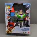 Mattel Disney and Pixar Toy Story Talking Action Figure, Rocket Rescue Buzz Lightyear with 20+ Sounds & Phrases & Moving Helmet Visor, 12-inch Scale