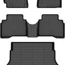 ANBINGOFloor Mats Fit for Hyundai Elantra Hybrid 2021-2026&Cargo Liners All Weather Mats for Hyundai Elantra Hybrid TPE Car Mat Rugs for Elantra Hybrid Rubber Trunk Carpet for Elantra Hybrid