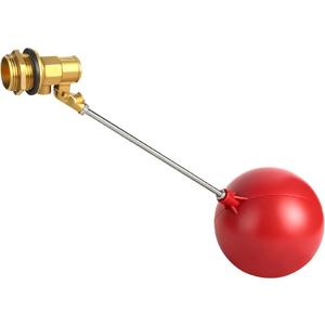 Stainless Steel Float Valve for Water Tank and Trough,1/2-3/4 Inch Size Options for Reliable Water Level Management in Various Applications with Durable Build (0.98in)