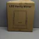 Makeup Mirror with Lights, 1x/10x Vanity Mirror with Lights and Magnification, Large Round Vanity Mirror with Stand, 3 Color Modes, Brightness Adjustable, Smart Touch Control, 13 Inches Diameter