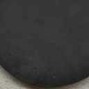 Silicone Bathroom Tray Round Vanity Tray Decorative Soap Holder Kitchen Countertop Organizer Coffee Table Decor for Candle, Perfume, Plant, 8 Inch, Black