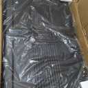 SAILUN 116Gal/464Qt Stackable Storage Bins Folding Collapsible Storage Bins with a Lid, Closet Organizers and Storage,Black 26" W x 17" D x 56.7" H