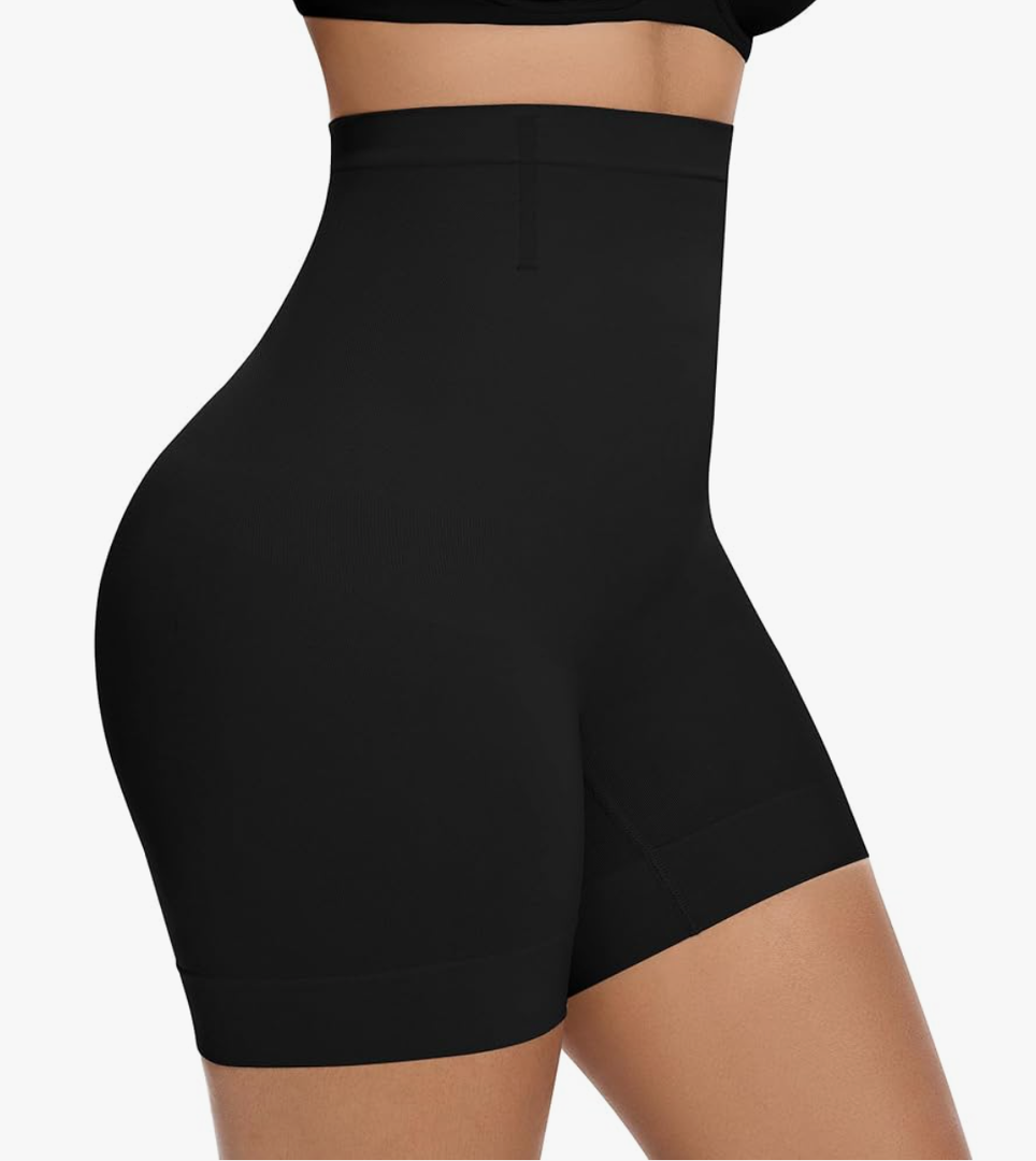 FRESBEIT Womens Shapewear Tummy Control, Girdles for Women Body Shaper Butt Lifting Shapewear Shorts Under Dress L