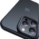 CASEKOO for iPhone 16 Pro Case Matte Shockproof, [Never Yellow] [10FT Mil-Grade Drop Protection] Translucent Slim Cover Women Men for iPhone 16 Pro Case 6.3", Frosted Black