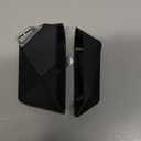 Aulumu A09 Geometric AirPods Pro 2 Case [2nd/1st Generation] with Lock | Protective Cover with Nylon Buckle | Alloy Armour | Compatible with Apple AirPods Pro(2023/2022/2019) - Black