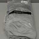 10 ft x 10 ft Wrinkle Free Silver Backdrop Curtain for Parties, Polyester Silver Grey Backdrop Drapes 2 Panels 5x10ft for Baby Shower Photoshoot Engagement Wedding Birthday Photography Background