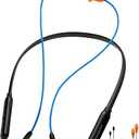 HomeSpot Noise Reduction Wireless Neckband Headphones with Replaceable Earbuds (Extra Set Included) - Qualcomm aptX HD, 27dB NRR, CVC Noise Cancelling Mic & 20H Playtime for Work Safety OSHA Compliant