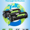 MasaiMara 52D1000 521 Black 2-Pack Compatible Toner Replacement for Lexmark MS710 MS711 MS810 MS810n MS810dn MS811 MS811dn MS812 MS710dn MS710n MS711dn MS810de MS810dtn Printer Ink, Standard Capacity