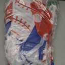 VitalCozy 4 Pcs 131 ft Baseball Pennant Banners Party Decorations Triangle Baseball Flags Garland Bunting for American Ball Sport Game Decor Birthday Camp BBQ Party Supplies Home Outdoor Hanging